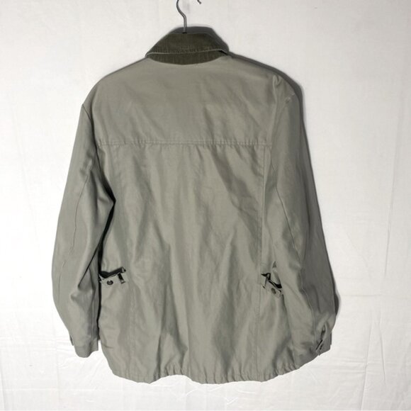 Vintage ID Rice Sportswear Beige Zip Front Lightweight Jacket Chore Coat L - Picture 15 of 16